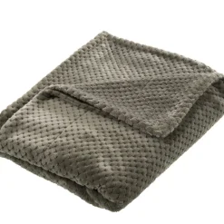 Plaid damier new kaki 130x170cm