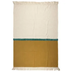 Plaid en coton mordoré 170x130cm - Neo
