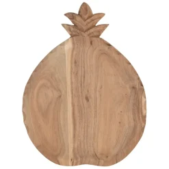 Plat ananas en acacia naturel 36x27cm - Dalbert