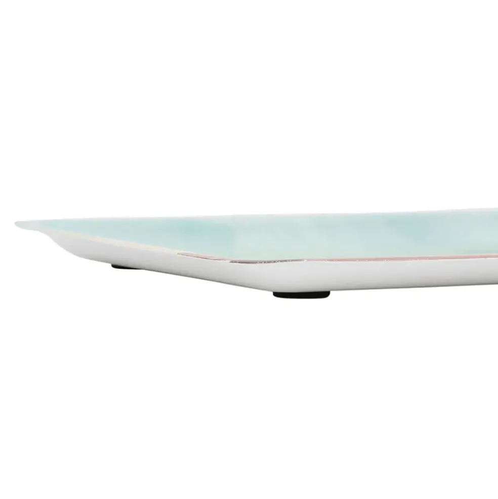 Plateau en fer multicolore 15x30cm - Patchuca