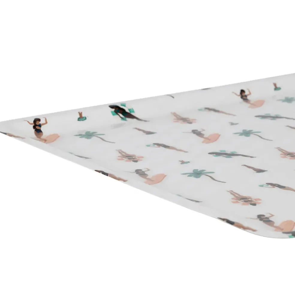 Plateau en fer multicolore 40x30cm - Palma