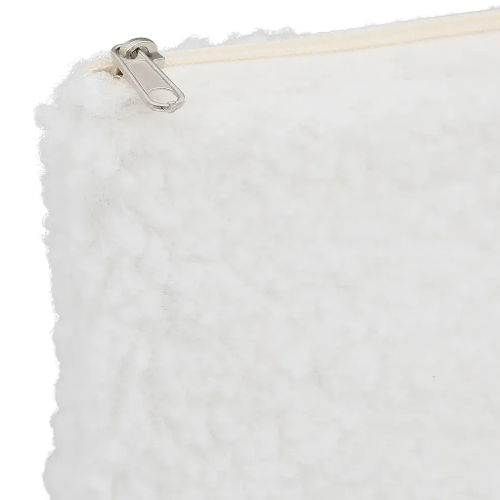 Pochette ourson en tissu blanc - Songes