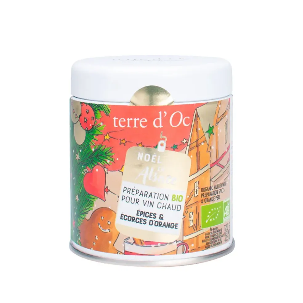 Préparation bio pour vin chaud alsace 120g