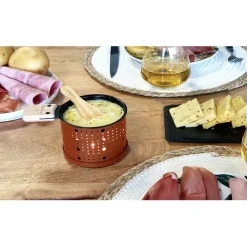 Raclette à la bougie pour 2 terracotta - Lumi