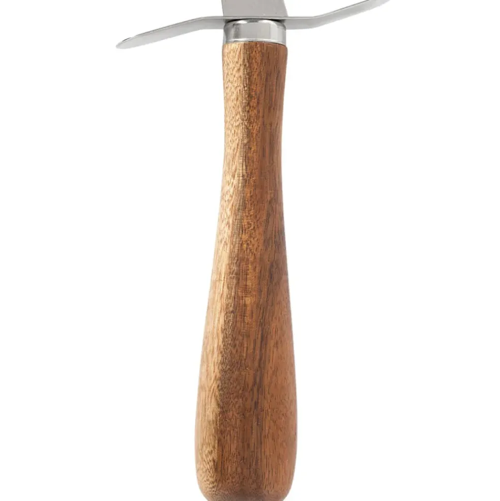Roulette à pizza en inox et bois naturel - Ablis