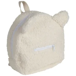 Sac à dos en tissu bouclette écru - Sweetdream
