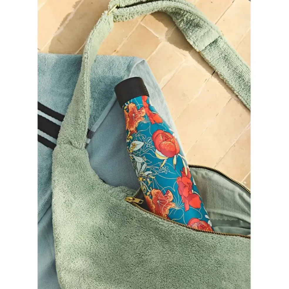 Sac banane en velours celadon - St Tropez