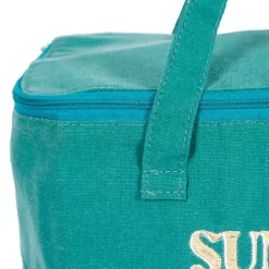 Sac isotherme en tissu émeraude - Lumi