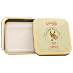 Savon boîte métal lait d'anesse bio