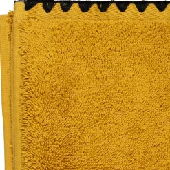 Serviette de toilette en coton safran 50x100cm - Issey