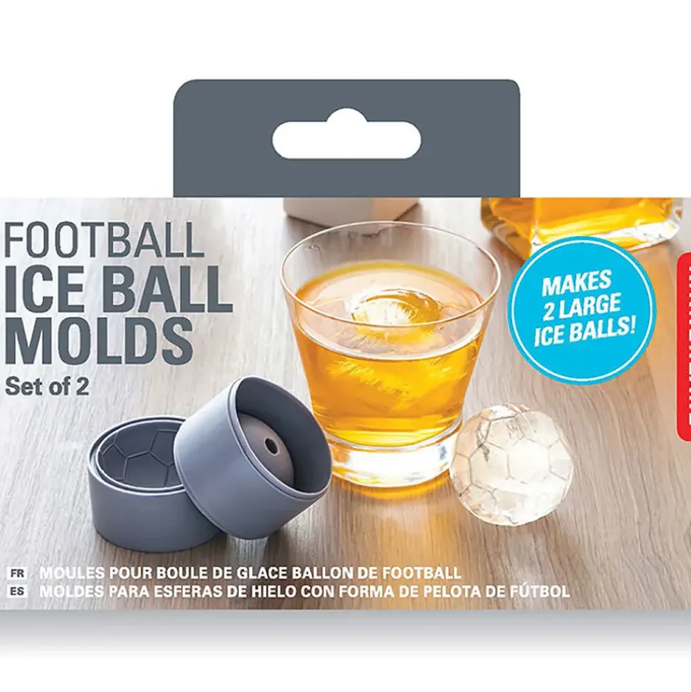 Set de moule a glaçons balle de foot