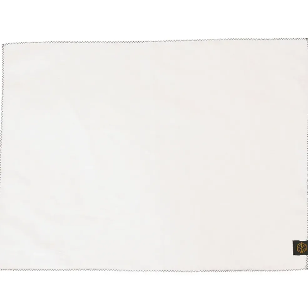 Set de table en lin et coton blanc 38x48cm - Zilia