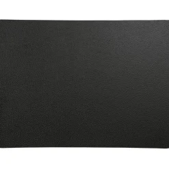 Set de table rectangle simili cuir noir 46x33cm - Optic