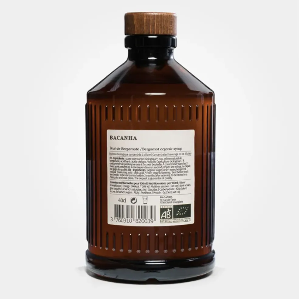 Sirop Brut de Bergamote - 400 ml