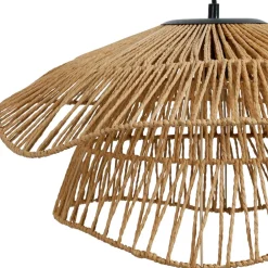 Suspension en corde de papaier d50cm naturel - Calyp
