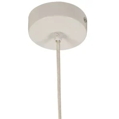 Suspension en polyester et fer blanc h34cm - Organic