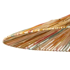 Suspension en raphia multicolore D77cmcm non électrifiée - Seguia