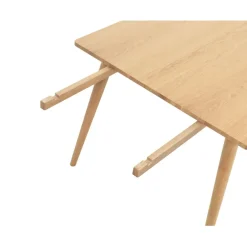 Table à manger en placage chêne naturel 190x90cm - barrali
