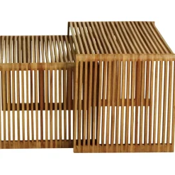 Table basse gigogne (lot de 2) en teck - Soan