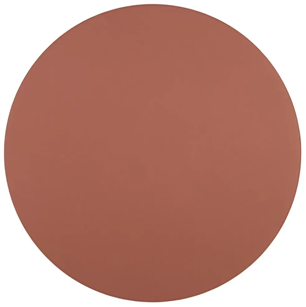 Table basse ronde 3 pieds en fer terracotta d70xh35cm - Minimal
