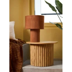 Table d'appoint ronde en bois - Saori
