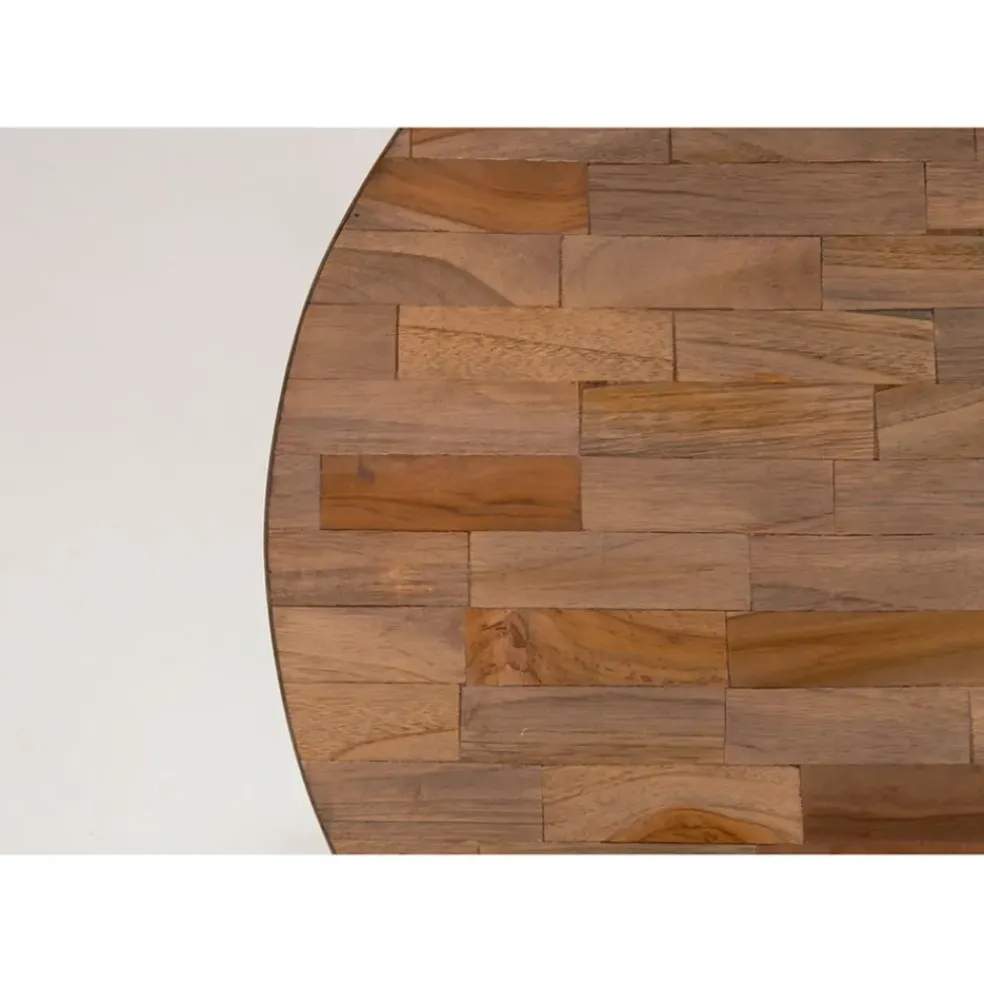 Table d'appoint ronde en teck - Suri