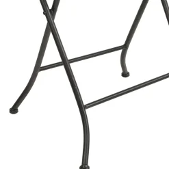 Table d'appoint ronde en bambou naturel d52cm