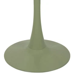 Table haute d'extérieur ronde en fer kaki d60xh100cm - Lumi