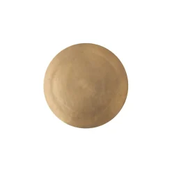 Tables d'appoint gigogne (x2) en fer doré - Felia