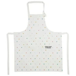 Tablier en coton multicolore 90x75cm - Famille