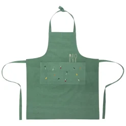 Tablier en coton vert - P'tit Légume