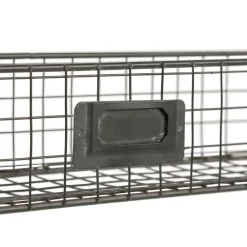 Étagère murale avec dévidoir en fer noir