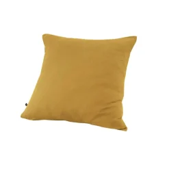 Taie d'oreiller safran en gaze de coton 60x60cm - Gaia