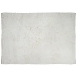 Tapis en coton blanc tufté 140x95cm - Banquise