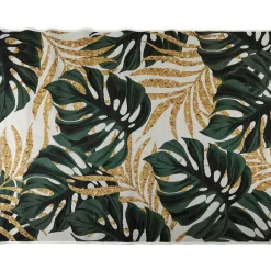 Tapis extérieur vert et doré 120x180cm - Fleuri