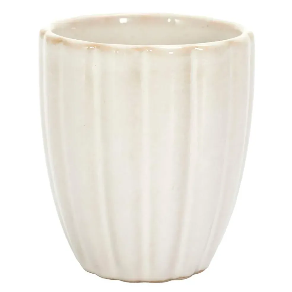 Tasse en céramique beige 12cl - Vlora