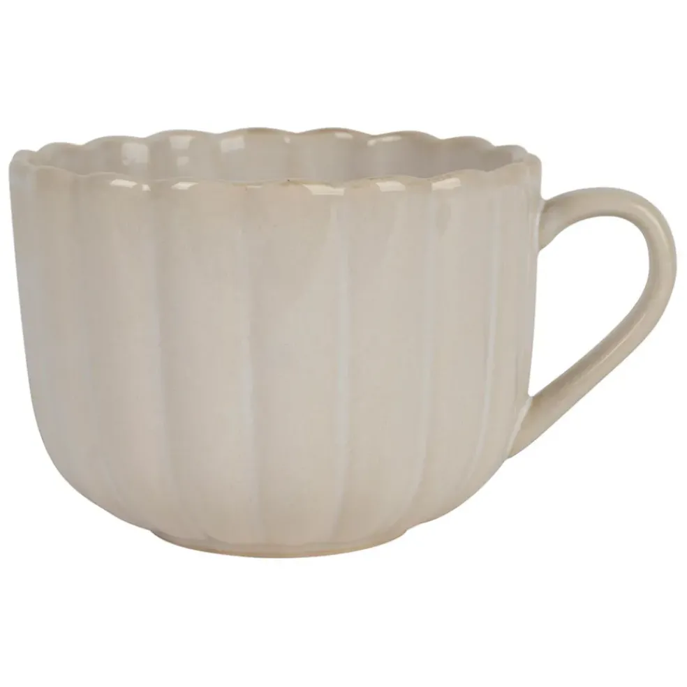 Tasse en grès écru 50cl - Romancero