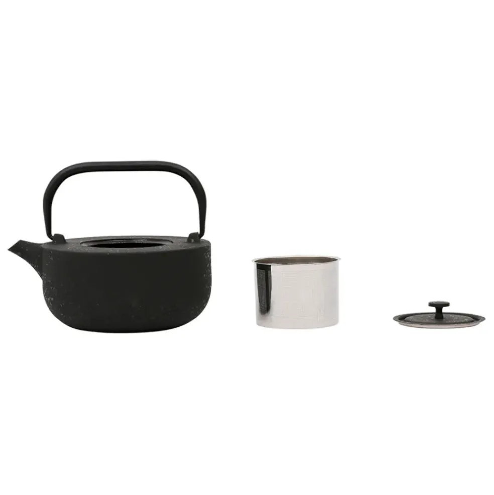 Théière en fonte noir avec filtre inox - Arty