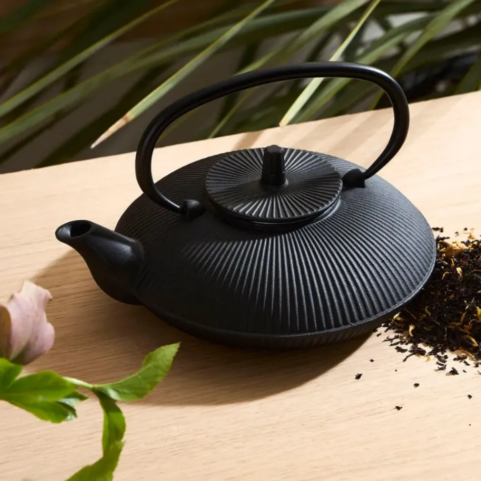 Théière en fonte noir avec filtre inox 75cl - Brin