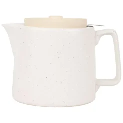 Théière mate avec filtre verde blanc 1l en grès