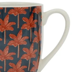 Tisanière en céramique feuille terracotta avec filtre 37.5cl - Tropic Étoile