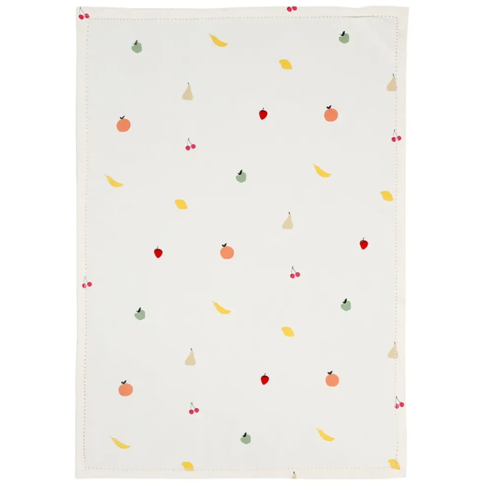 Torchon en coton multicolore 50x70cm - Les Fruits