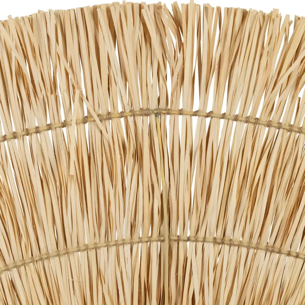Tête de lit demi-cercle en feuille de palmier 160x80cm - flora gipsy