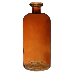 Vase dame jeanne en verre ambre 70cl