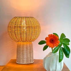 Vase en céramique blanc h10cm