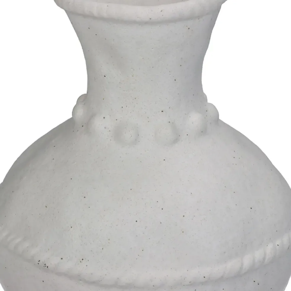 Vase en dolomite blanc h20.7cm
