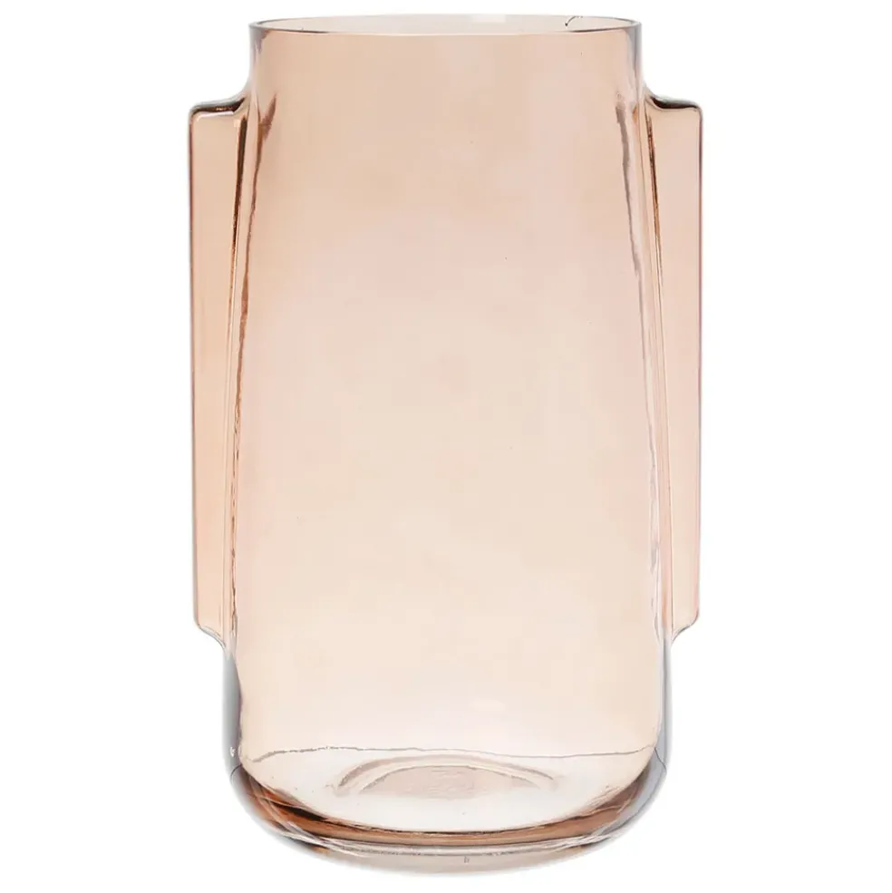 Vase en verre terracotta d17cm - Funny