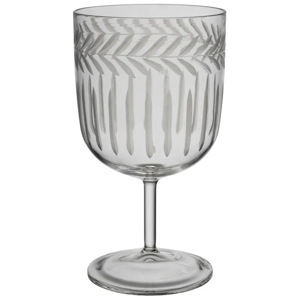 Verre à pied en verre borosilicate transparent 25cl - Azelie