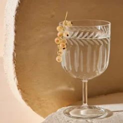 Verre à pied en verre borosilicate transparent 25cl - Azelie