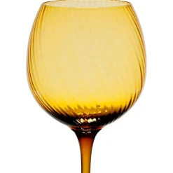 Verre à pied pour vin en verre ambre 60cl - Champart